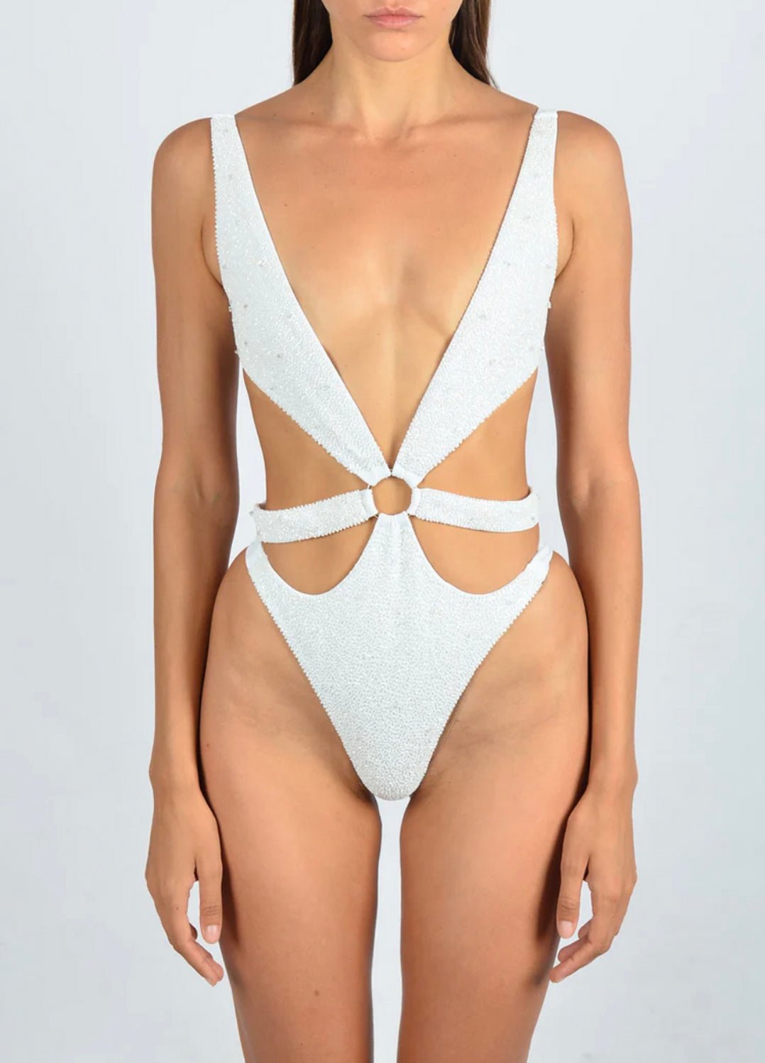 CARLOTTA HAND-BEADED LUXURY SWIMSUIT - FEMMES SANS PEUR -